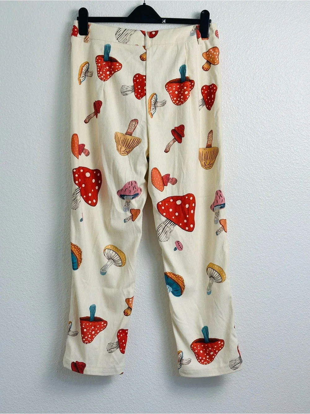 Cider Mushroom Print Corduroy Pants Size Large
